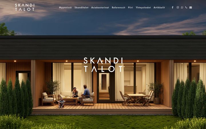 Screenshot of skanditalot.fi