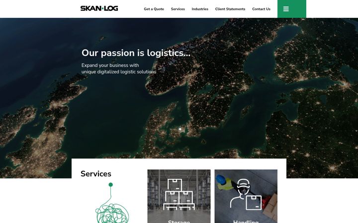Screenshot di skanlog.com