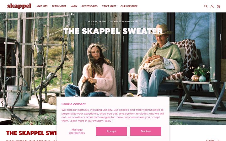 Screenshot of skappeloslo.com