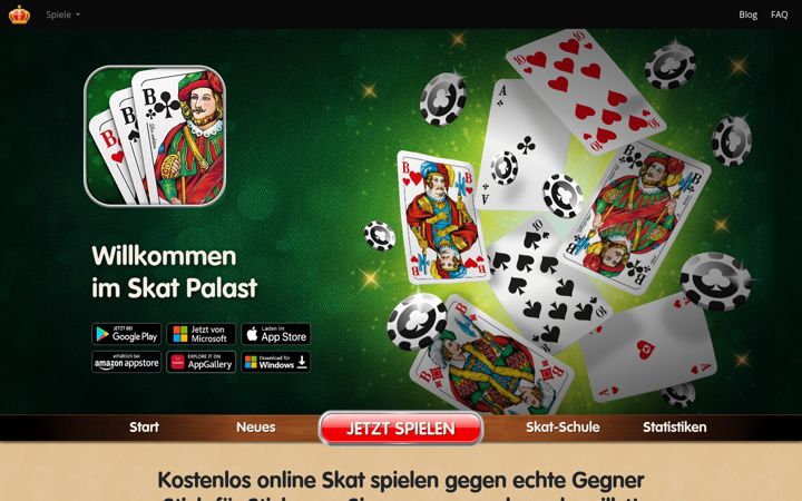 Screenshot of skat-palast.de