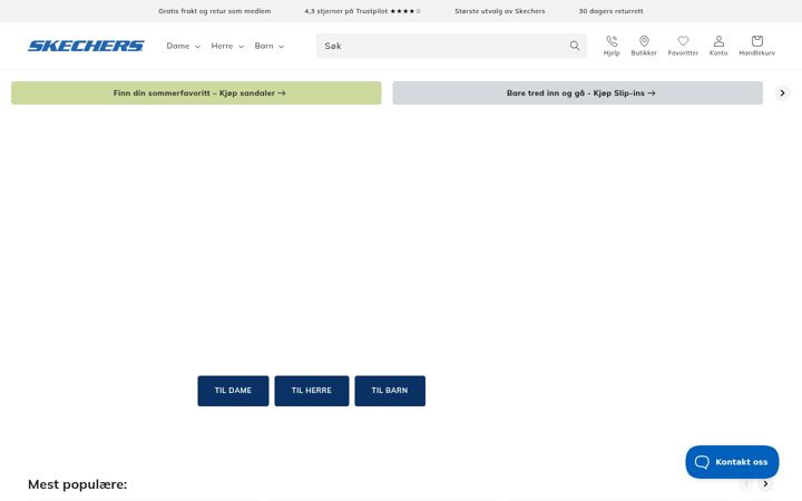 Screenshot di skechers.no
