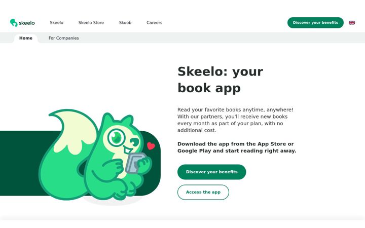 Screenshot of skeelo.com
