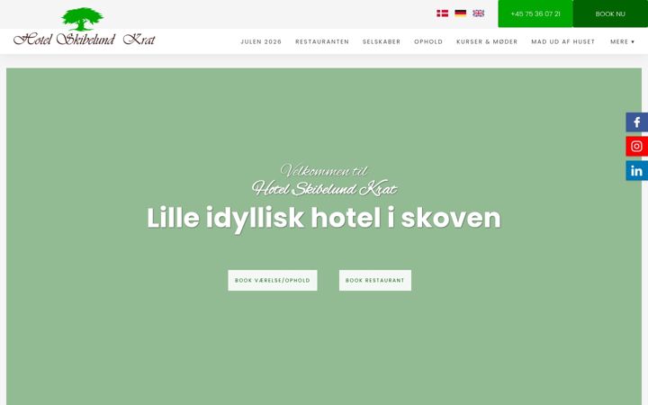 Screenshot ta' skibelundkrat.dk