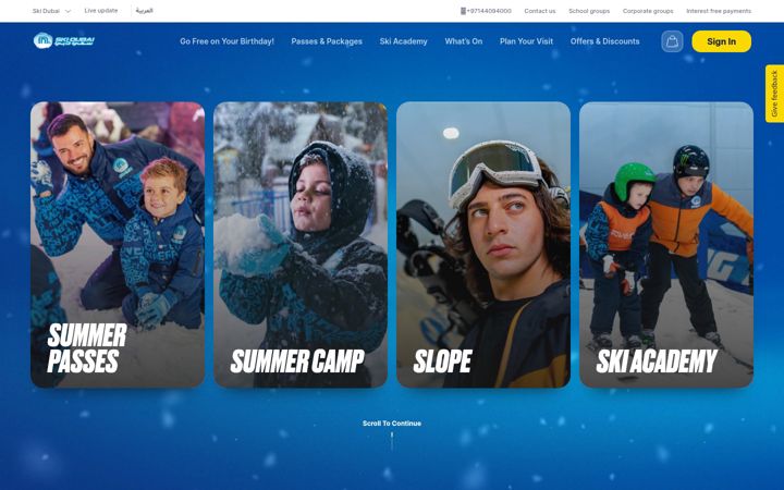 Screenshot of skidxb.com