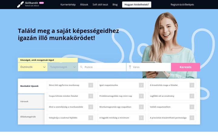 Skjermbilde av skillbandit.com