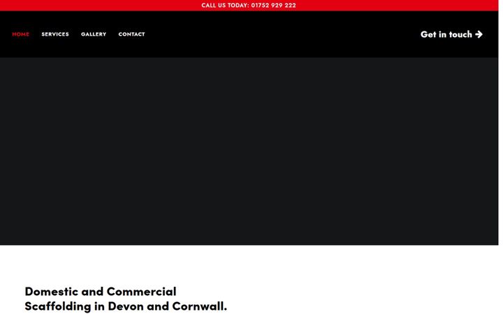 Screenshot of skillscaffoldingplymouth.co.uk