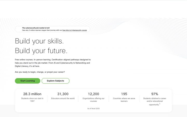 Posnetek zaslona skillsforall.com