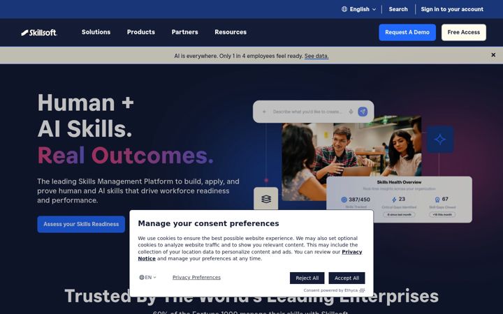 Screenshot di skillsoft.com