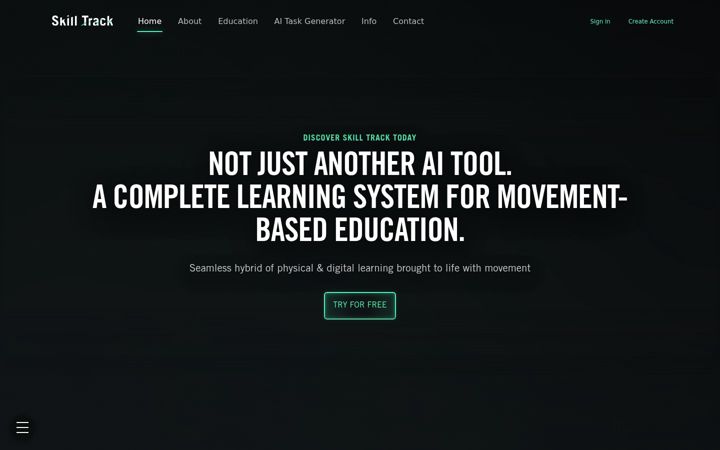 Screenshot of skilltrack.fun