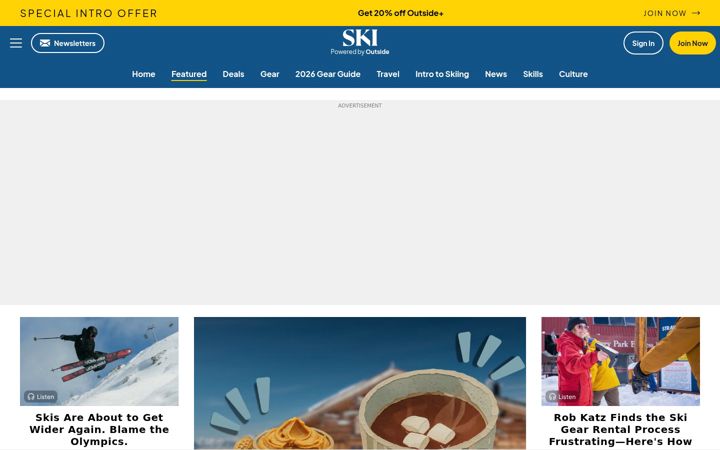 Screenshot of skimag.com