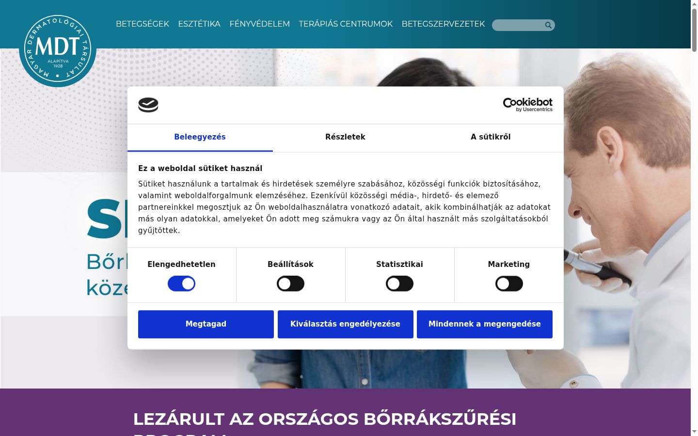 Zrzut ekranu banera zgody wyświetlanego przed jakąkolwiek interakcją