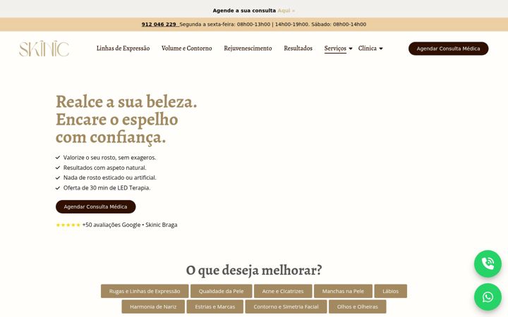 Screenshot of skinic.pt