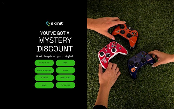 Screenshot of skinit.com