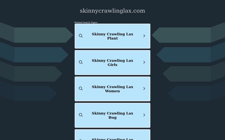 Skjermbilde av skinnycrawlinglax.com