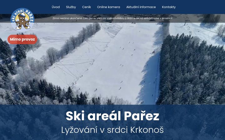 Screenshot of skiparez.cz
