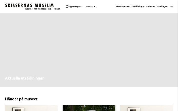 Captura de pantalla de skissernasmuseum.se