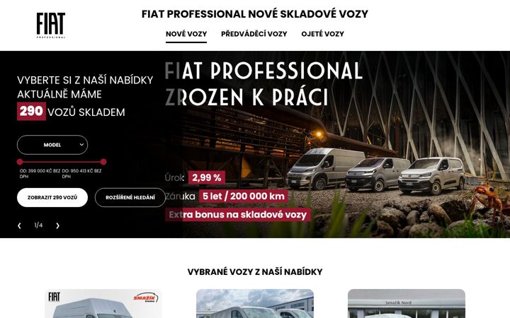 Screenshot van skladovevozyfiatprofessional.cz