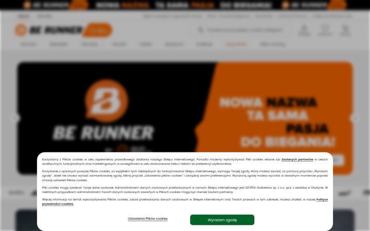 Screenshot of sklepbiegacza.pl