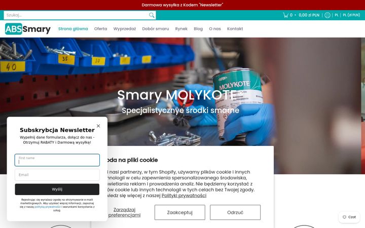 Screenshot von sklepsmary.pl