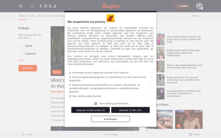 Screenshot of skoften.net