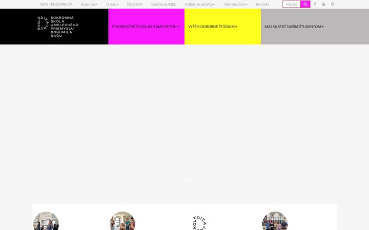 Screenshot of skoladesignu.sk
