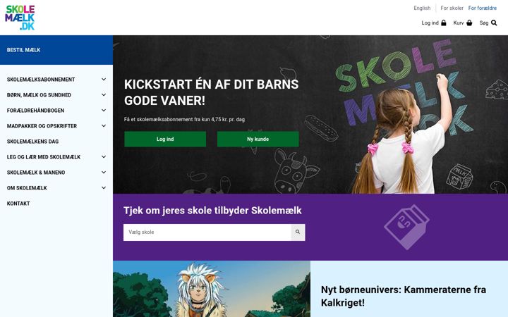Ekrano kopija skolemaelk.dk