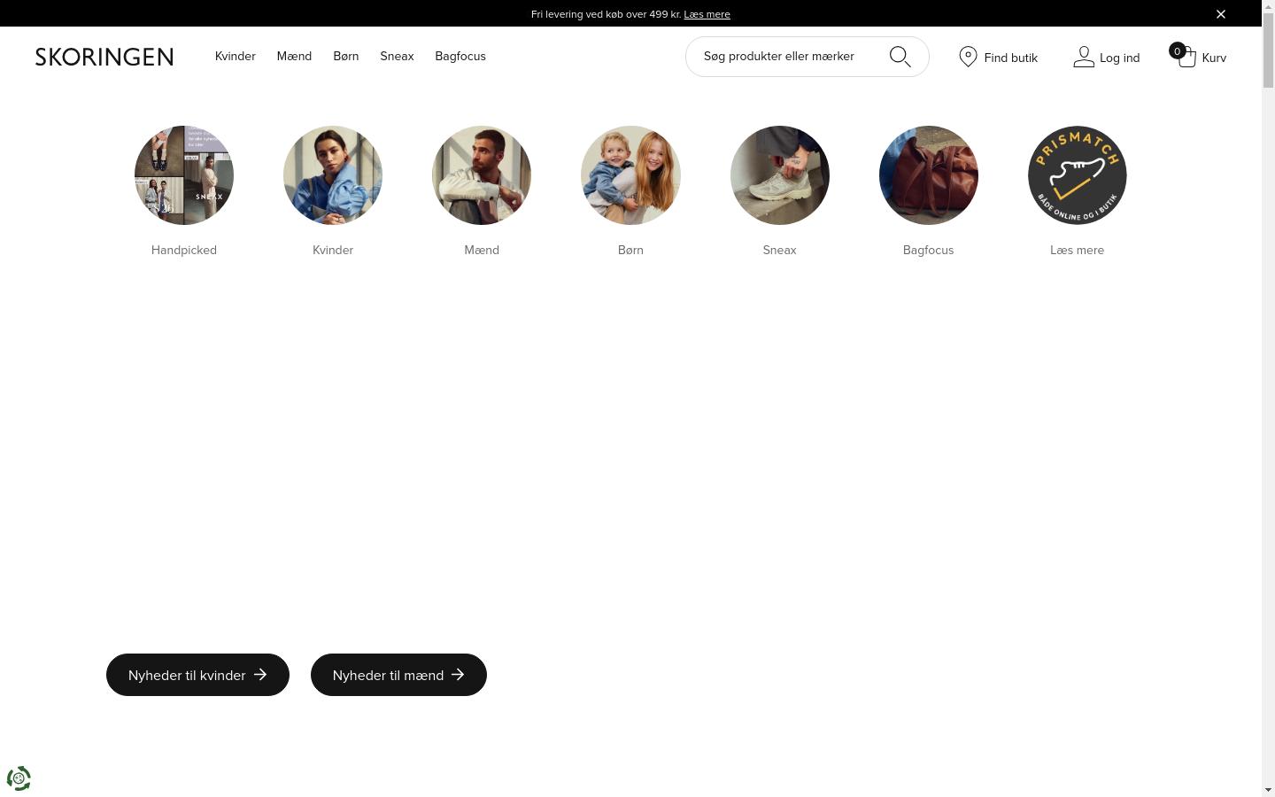 Screenshot of skoringen.dk