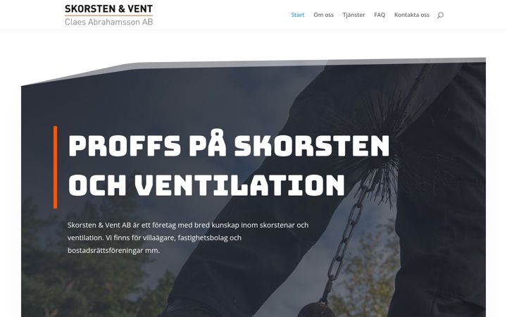 Екранна снимка на skorsten-vent.se
