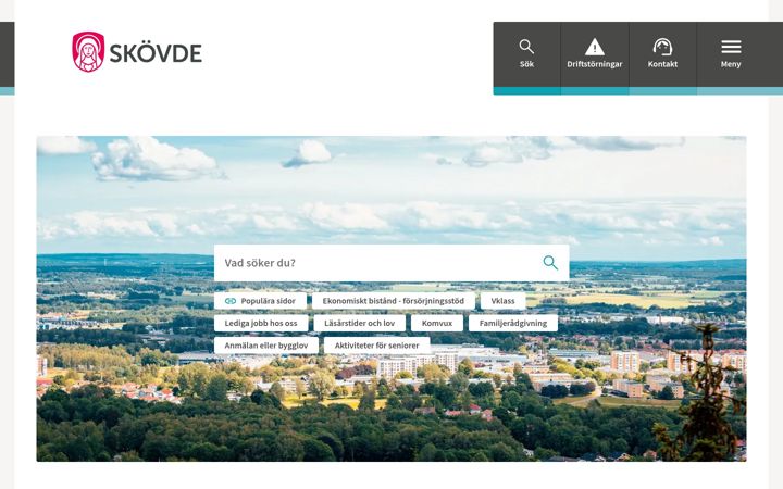 Screenshot of skovde.se