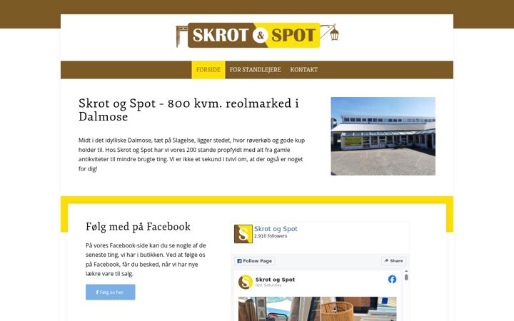 Snimka zaslona za skrotogspot.dk
