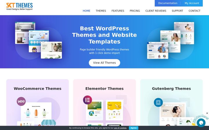 Screenshot of sktthemes.net