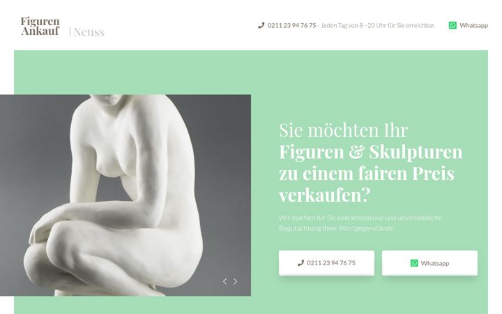 Screenshot ta' skulpturen-figuren-ankauf.de
