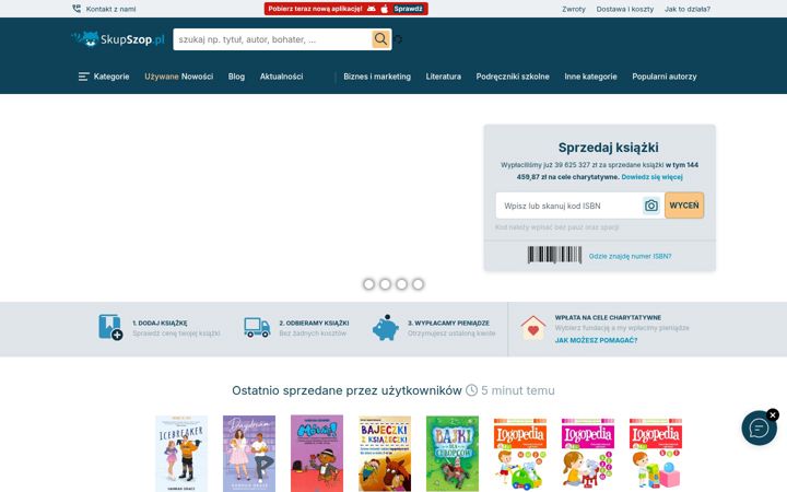 Screenshot of skupszop.pl