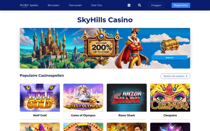 Skjámynd af sky-hills-casinonl.nl