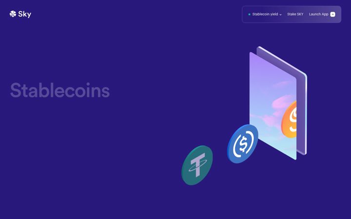 Screenshot of sky.money