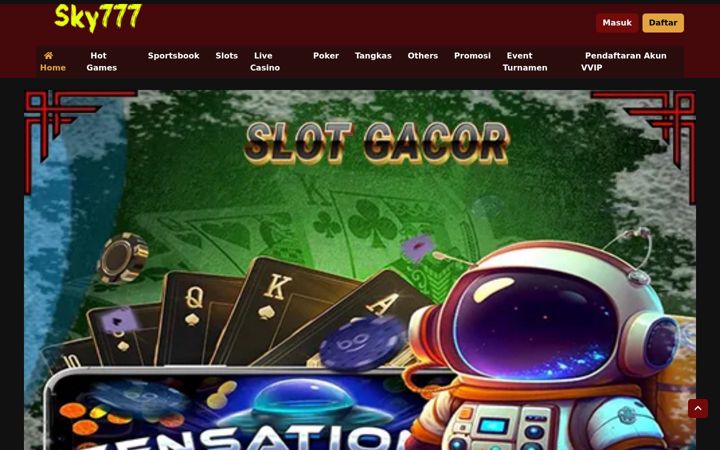 Screenshot of sky777slot.org