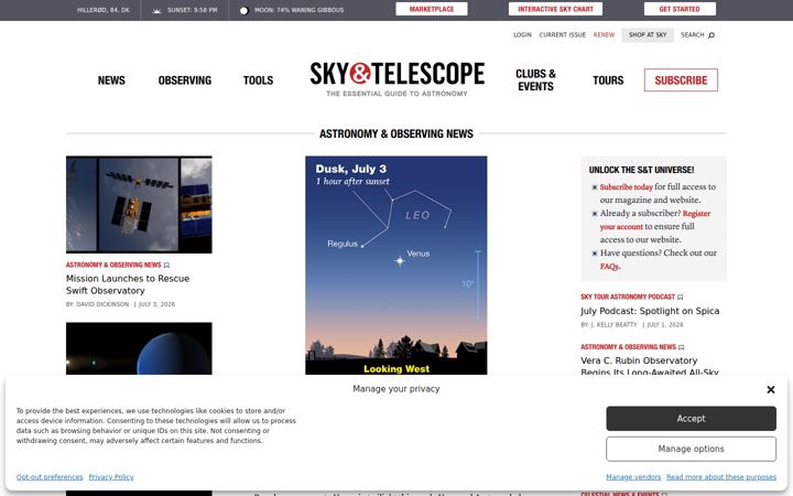 skyandtelescope.org