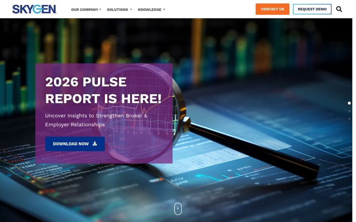 Screenshot of skygenusasystems.com