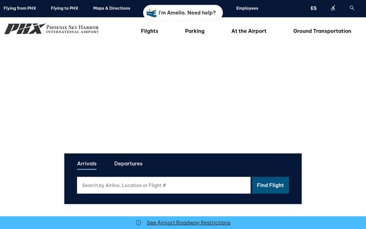 Screenshot of skyharbor.com