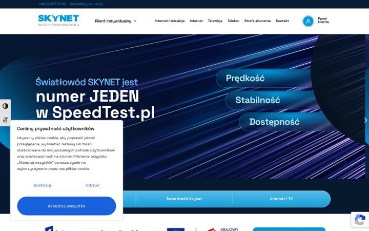 Screenshot of skynet.net.pl