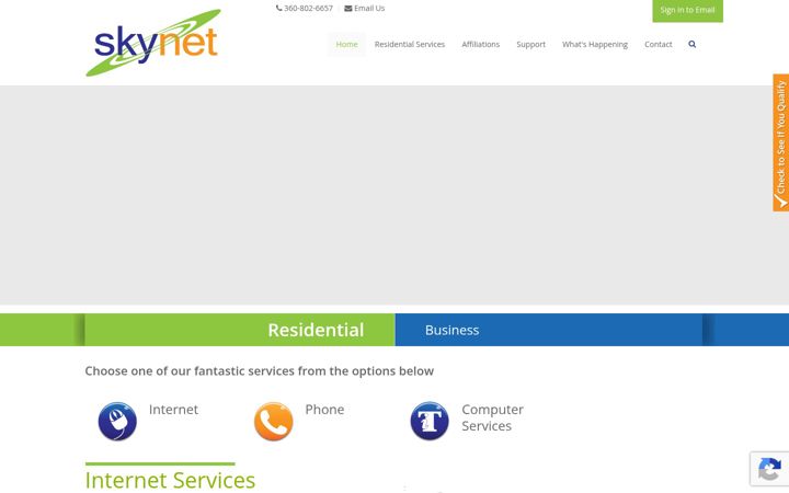 Screenshot of skynetbb.com