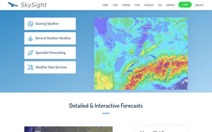 Screenshot of skysight.io