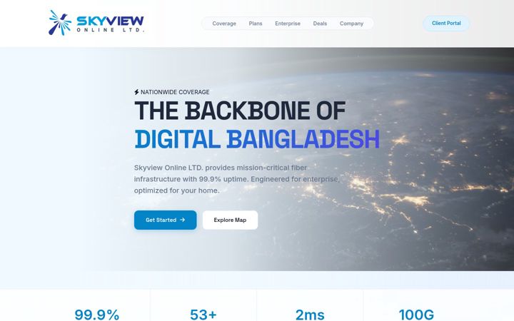 Screenshot of skyviewonline.com