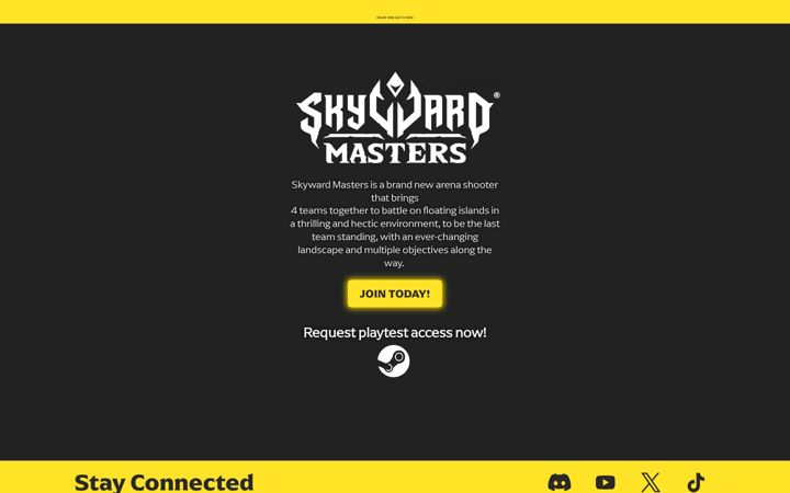 Screenshot ta' skywardmasters.com
