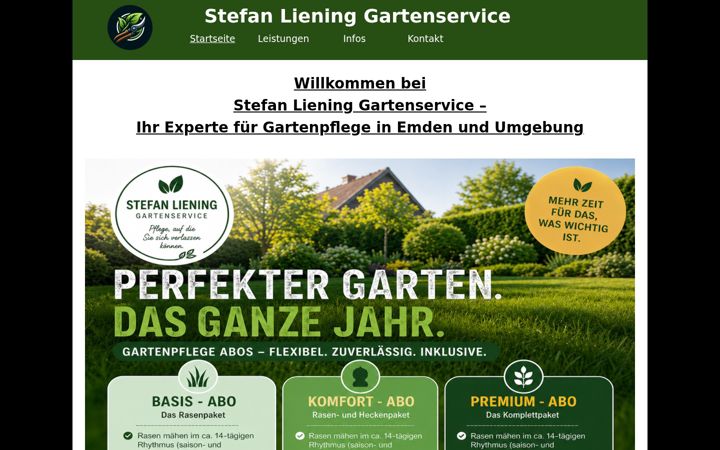 Skärmbild av sl-gartenservice.de