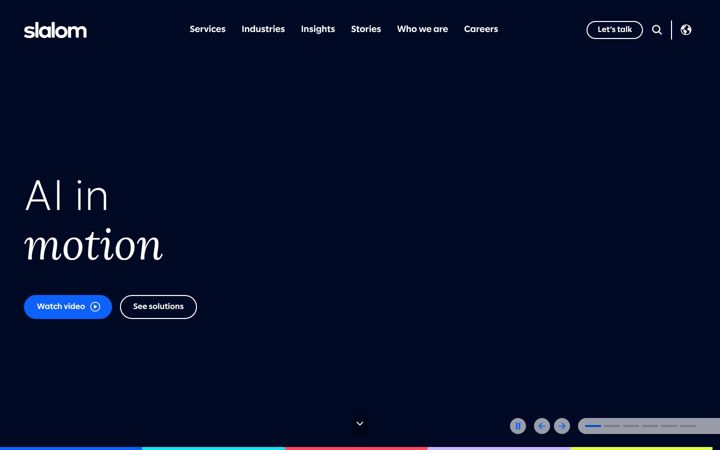 Screenshot of slalom.com
