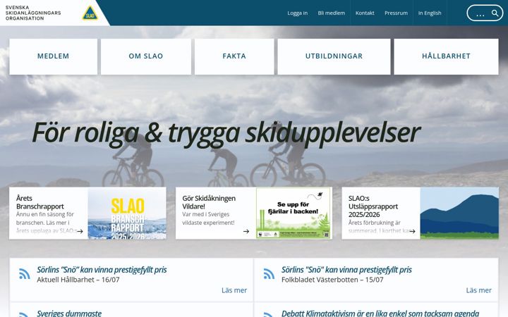 Screenshot of slao.se