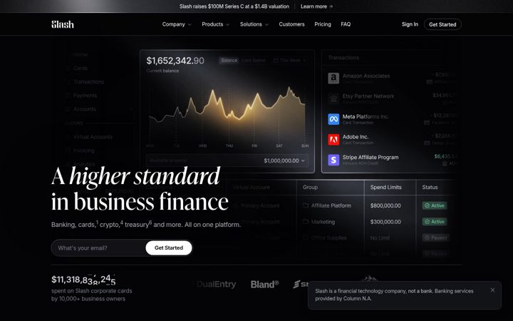 Screenshot of slash.com