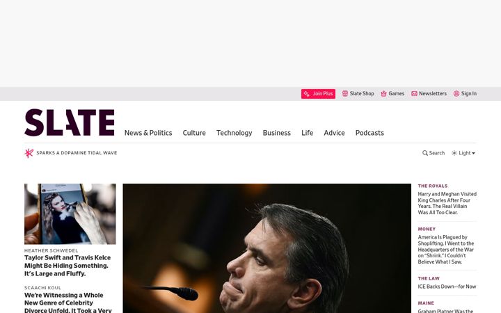 Screenshot ta' slate.com