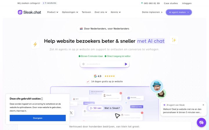 Screenshot of sleak.chat